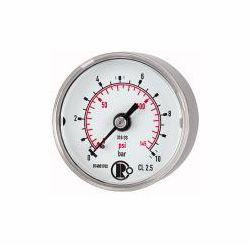 Wika Manometer, CrNi-Stahl, Standardausführung, Anschluss hinten, zentrisch, 102431