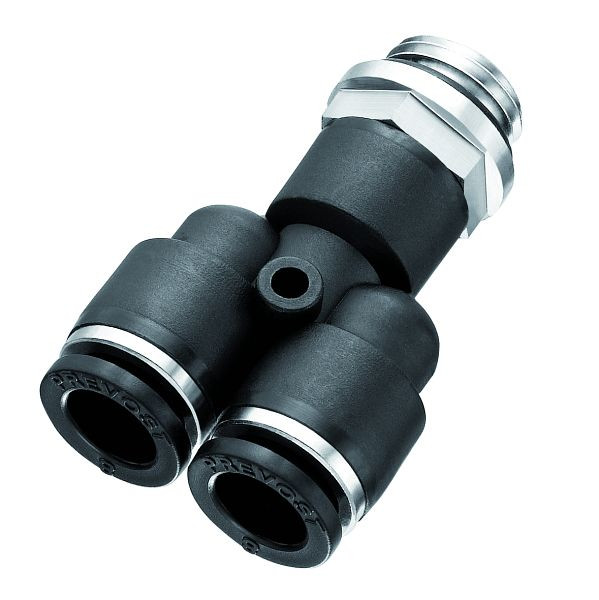 Prevost Y-Stück mit metrischem Außengewinde - RPY MG, für Schlauch mit Außen-Ø= 4 mm, VE: 10 Stück, RPY MG04M5