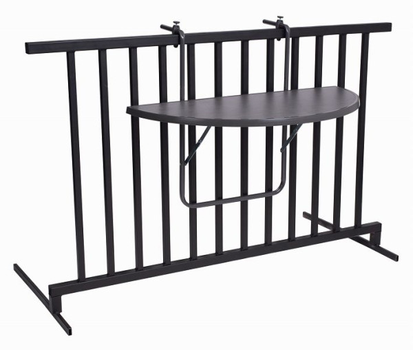 BEST Butler Balkonhängetisch 100x50 cm, Anthrazit, 36501550, 4043153072377
