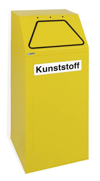 stumpf Abfalltrennung 65, RAL 1003/1003, verzinkter Innenbehälter, 65 Liter, 5401002