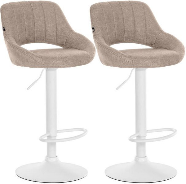 CLP Barhocker Milet Stoff W, taupe, VE: 2 Stück, 324424