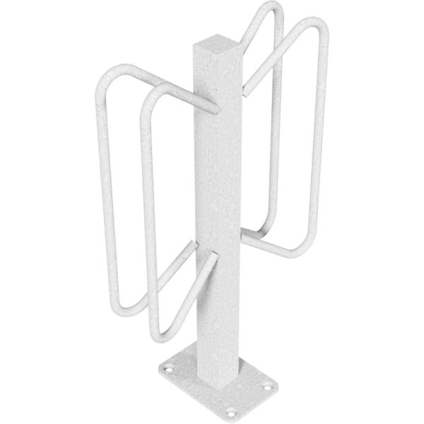 Stein HGS Einzelparker/Fahrradständer -Nordstrand-, zum Aufdübeln,mit Bodenplatte 100x150mm/zweiseitig, 421.54