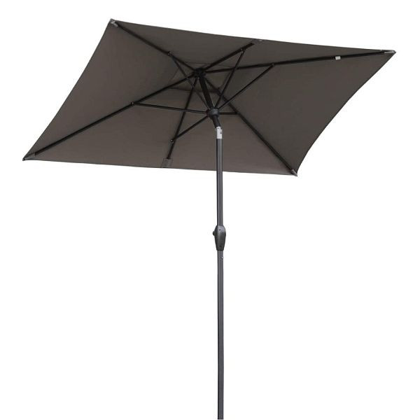 Sekey 210 × 140 cm Aluminum Sonnenschirm, Farbe: grau, 39921077