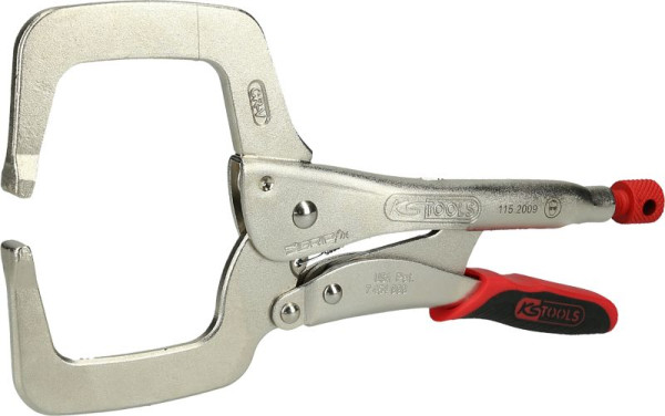 KS Tools Schweiß-Klammer-Gripzange mit Easy-Release, 280mm, 115.2009