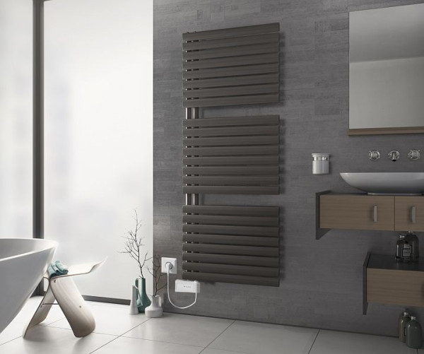 Ximax Elektrischer Handtuchwärmer Fortuna-Open 1802 mm x 600 mm 900 Watt Typ 6 Anthrazit RAL 7016, 11758