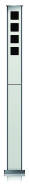 TCS Kommunikationssäule, unbestückt für 4 AMI-Module, freistehend 1,70 m Höhe, K34AS