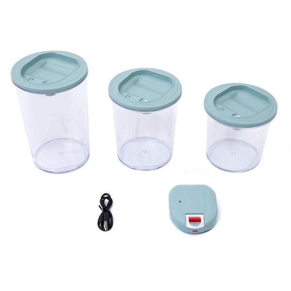 ALLPAX Vakuumdosen Set mit Pumpe, 10014795, 4251325862330