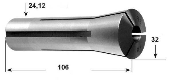 MACK Spannzange 369E, rund Ø 3 mm, 06-369E-3,0, 4049794013557