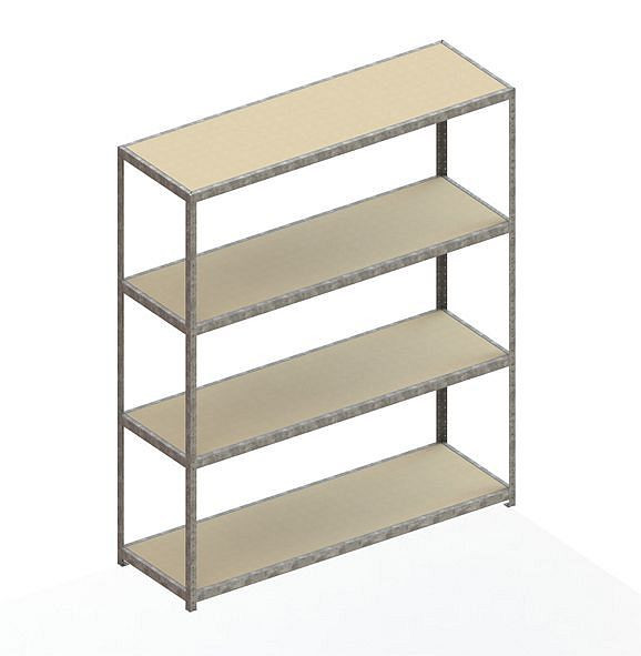 Meta SPEED - RACK Regal 2970x2500x800 mm mit Spanplatte, verzinkt, Bodenanzahl: 4, 20081133