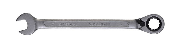 SW-Stahl Gabelringratschenschlüssel, 11 mm, umschaltbar, 03520L-11