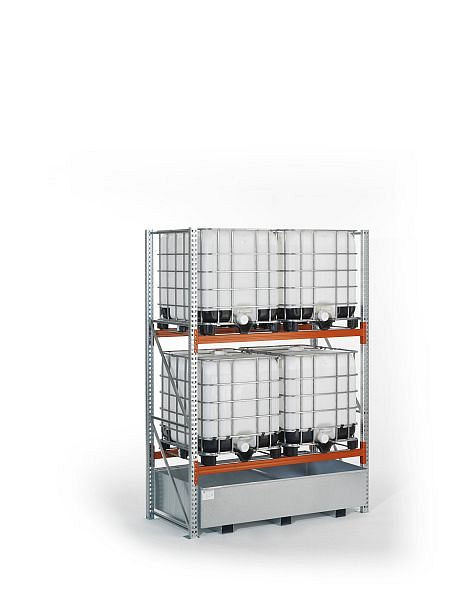 Meta Regalwanne WSR-B 13.27/1000 ohne Gitterrost, verzinkt, LxTxH= 2680x1300x462 mm, 9900001161