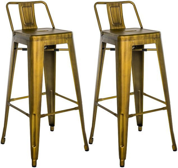 CLP Barhocker Mason, gold, VE: 2 Stück, 307504, 4251563457695
