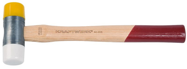 Kraftwerk Plastikhammer 35 mm Nylon-/PU-Köpfe, Länge: 305 mm, 2336