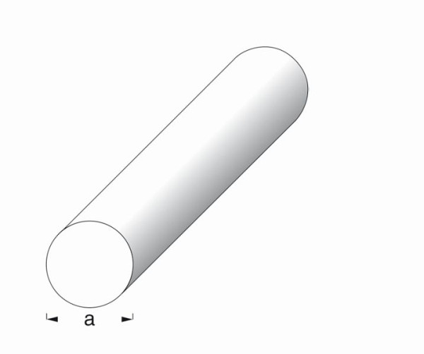 Vormann Alu Rundstange 6mm silber 1m, 053106100AL