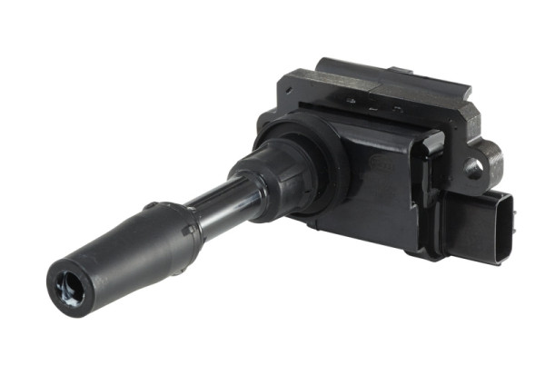 HELLA Zündspule, 12V, 3-polig, Kerzenschachtzündspule, geschraubt, 5DA 358 000-661