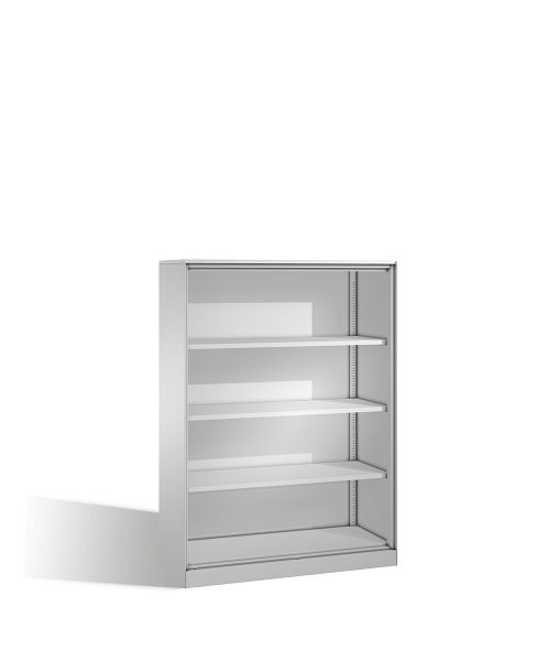C+P Büroregal Asisto, H1635xB1200xT435mm, Farbe: Lichtgrau, 4 OH, 140011-000 S10012