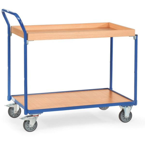 Fetra Tischwagen, Ladefläche 850 x 500 mm, Etagenhöhen: 200, 820 mm, Gesamthöhe: 1040 mm, 3740