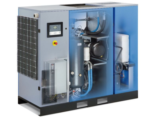 ELMAG Schraubenkompressor RMB 15D IVR, 15 kW/5-13 bar, inkl. Kältetrockner, 12584