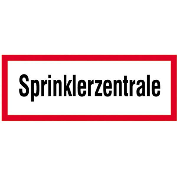 Stein HGS Hinweisschild, Sprinklerzentrale, Alu, geprägt, 11.2532