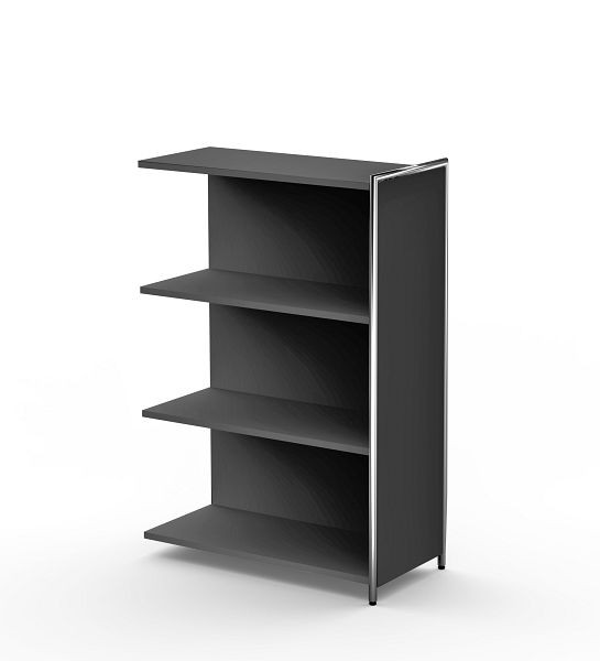 Kerkmann Anbau-Sideboard/Raumteiler für 3 OH, Artline, B 780 x T 380 x H 1150 mm, anthrazit, 13740213