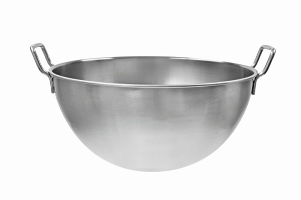 Schneider Handschlagkessel 18/10, mit 2 Griffen, Ø 400 mm Höhe 210 mm, Volumen 18,0 l, 199404