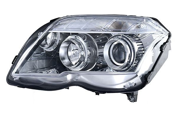 HELLA Glühlampe-Hauptscheinwerfer, für u.a. MERCEDES-BENZ GLK-CLASS (X204), ECE/CCC, für Rechtsverkehr, links, 1EG 354 878-011