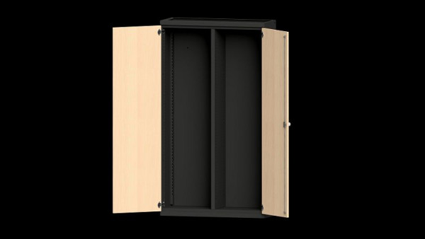 ANKE Werkbänke Schwerlastschrank, Modell 200 VH, 1085 x 400 x 1950 mm, RAL 7016/Buche Dekor, 620.056