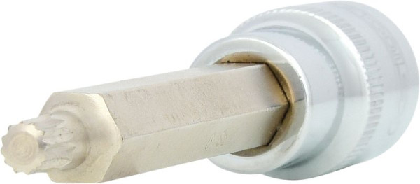 KS Tools 1/2" CHROMEplus Bit-Stecknuss XZN, lang, M6, 918.1692