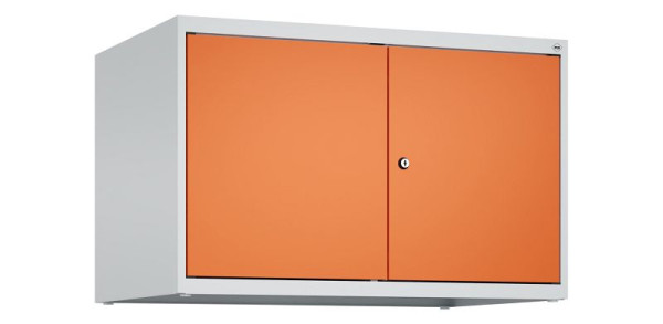C+P Schrankaufsatz Classic PLUS, C Aufsatzschrank Classic PLUS, 2 Abteile, 500x800x500mm, 7035/2004, Zylinderschloss, 080092-22 S10031