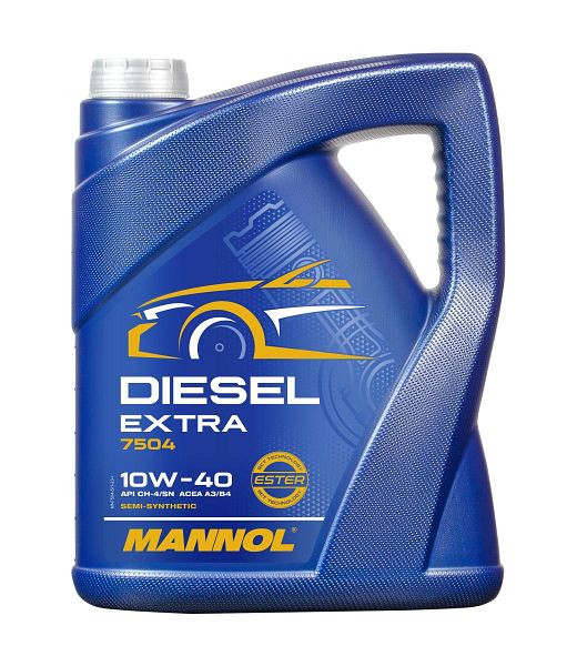 MANNOL Motoröl 7504 Diesel Extra 10W-40, VE: 5 l, MN7504-5