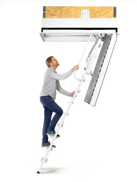 Wippro Isotec Dachbodentreppe 200, Rohbauöffnung: 130x70 cm, 17295