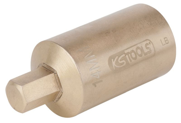 KS Tools BRONZEplus Bit-Stecknuss Innensechskant 1" 46 mm, 963.1065