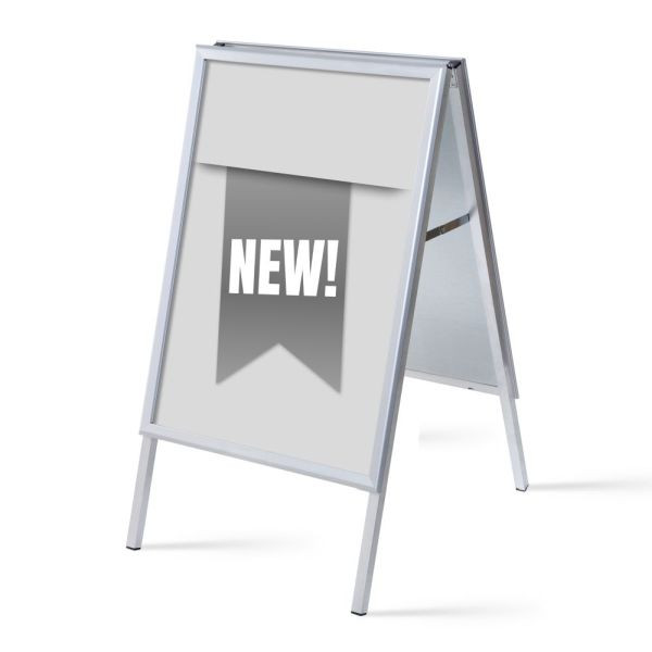 Showdown Displays Kundenstopper A1 Komplettset Neu Grau Englisch, ZPA1G32MEI227