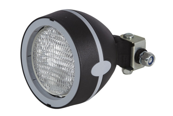 HELLA Halogen-Arbeitsscheinwerfer, Mega Beam, 24/12V, Anbau/geschraubt, stehend/schwenkbarer Montagebügel, Bodenausleuchtung, Stecker: AMP, 1GM 996 134-271