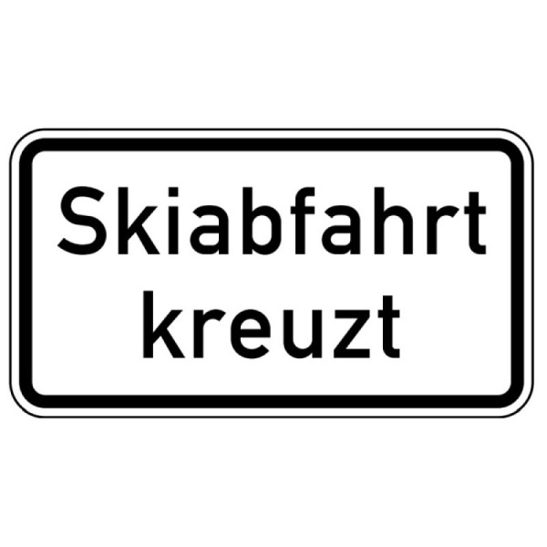 Stein HGS Skiabfahrt kreuzt Nr. 1007-55, 231x420mm /RA1/Flachform 2mm, 1007-55-111