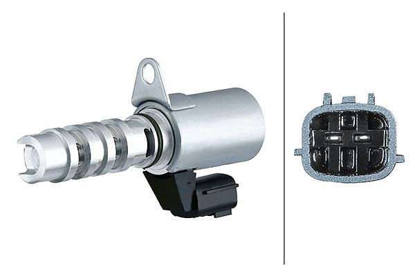 HELLA Steuerventil, Nockenwellenverstellung, 2-polig, Einlassseite, 6NW 358 188-061