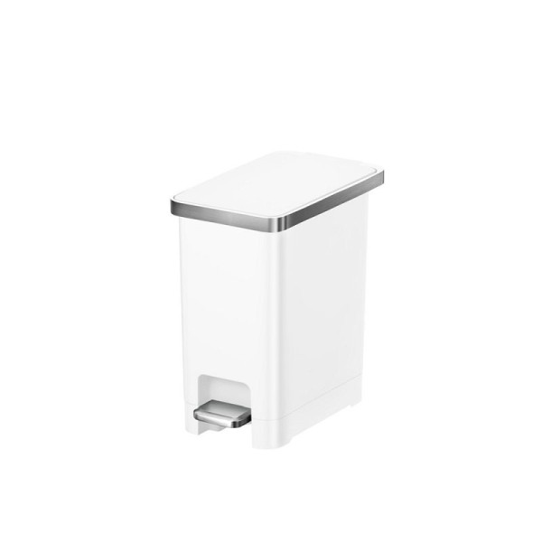 STEIN HGS Hana Slim Treteimer, weiß, 10 Liter, 84007.0001