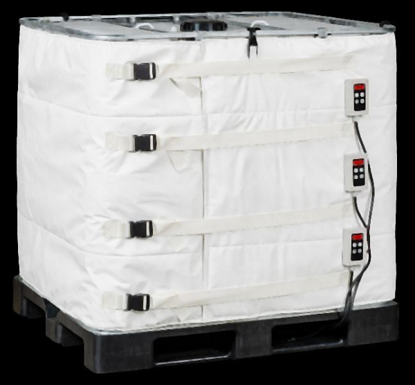 Kuhlmann Electro Heat IBC Heizmantel für 1000L IBC Für Lebensmittel Und Pharmazie mit 3 digitalem Regler (0-90ºC) 230V 3x1000W 4400x1000mm, 20-2797B