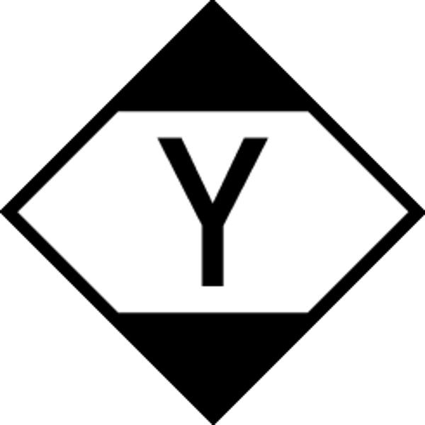 Schilder Klar Kennzeichnung gefährliche Güter Luftfracht, Begrenzte Mengen, 150x150 mm Folie selbstklebend, 490/62