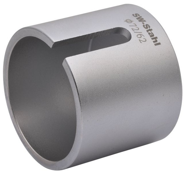 SW-Stahl Druckstück mit Kontrollaussparung, 72/62 mm, 10043L-19
