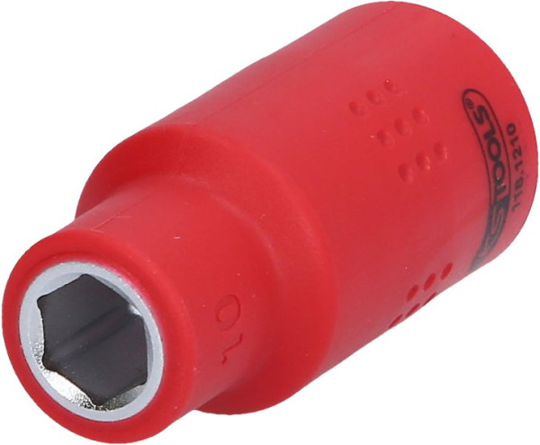 KS Tools 1/2" Isolierte Stecknuss, 10 mm, 118.1210, 4042146873311