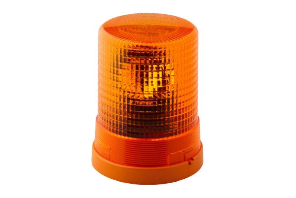 HELLA Halogen-Rundumkennleuchte, KL 700, 24V, gelb, rund, Anbau/geschraubt, Stecker: Flachstecker, 2RL 004 958-111
