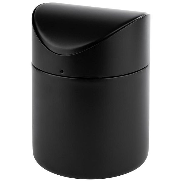 APS Tischrestebehälter aus Edelstahl, Schwarz, Ø 12 cm, Höhe: 17 cm, 40800