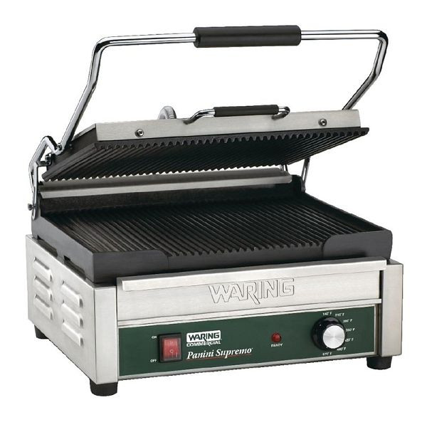 Waring großer Kontaktgrill WPG250K, 2,4 kW, 230 V, gerillt, CF231