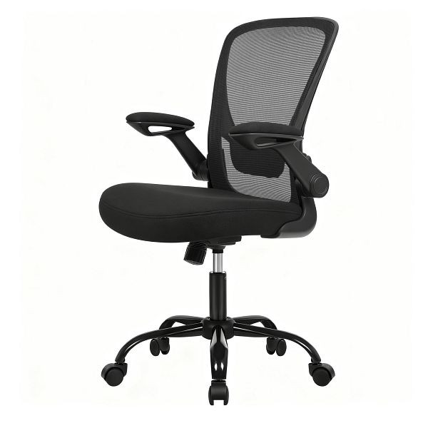 SONGMICS Amtsvorsitzender, Schwarz, 66x60x(99-107) cm, OBN37BK