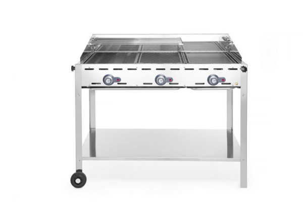 Hendi Grillsystem Green Fire 3 Brenner komplett entnehmbar, 149591