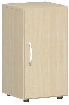 geramöbel Flügeltürenschrank mit Standfüßen, Griff links oder rechts, inkl. Türdämpfer, nicht abschließbar, 400x420x752, Ahorn/Ahorn, S-342100-AA