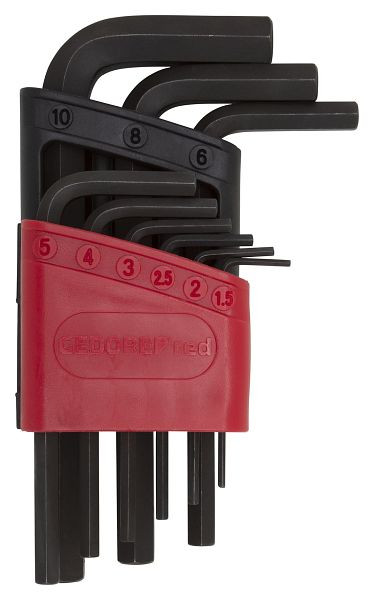 GEDORE red Winkelschraubendreher-Satz 6-kant, kurz, 1.5-10mm 9-teilig, 3301331