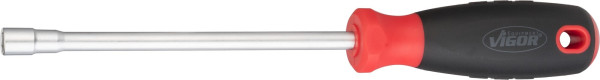 VIGOR Sechskant Steckschlüssel-Schraubendreher, Außen-Sechskant Profil, 8 mm, V4222