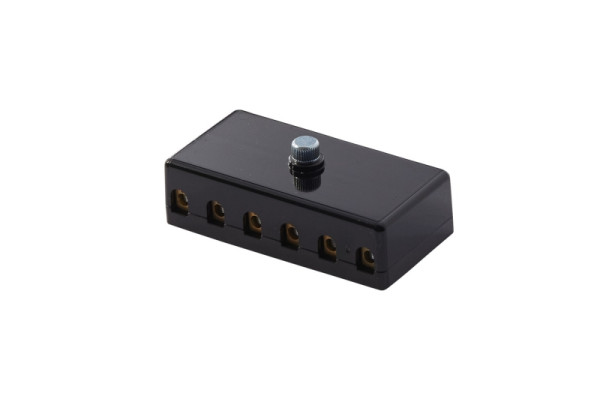 HELLA Sicherungsdose, 6-polig, 8A, schwarz, Stecker: Schraubkontakt, 8JD 002 291-201